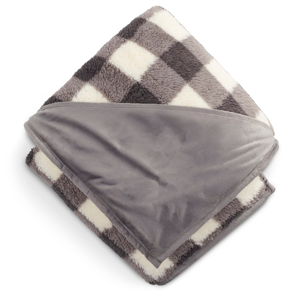 Field & Co.® Double Sided Plaid Sherpa Blanket