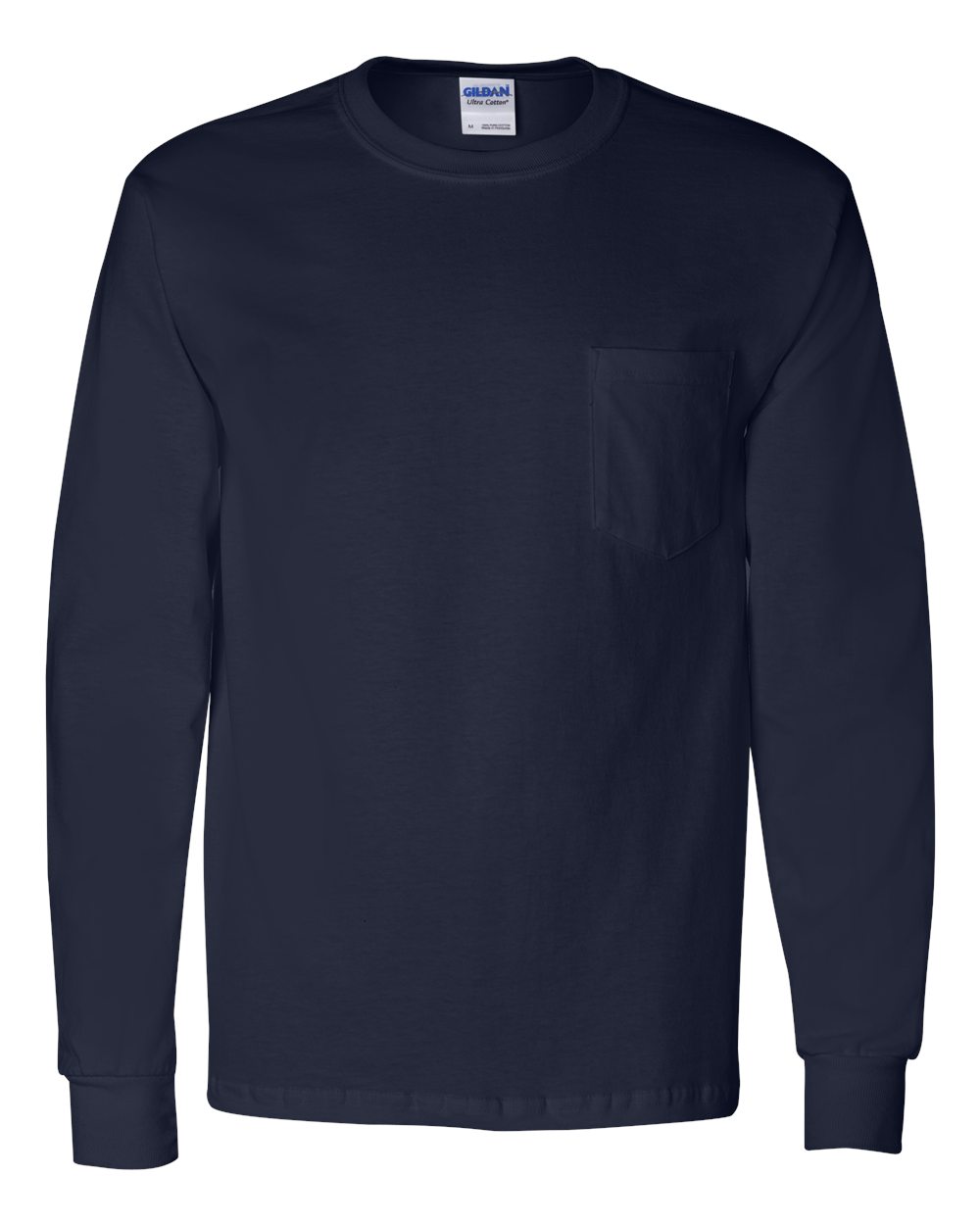 Gildan Ultra Cotton Long Sleeve Pocket T-Shirt