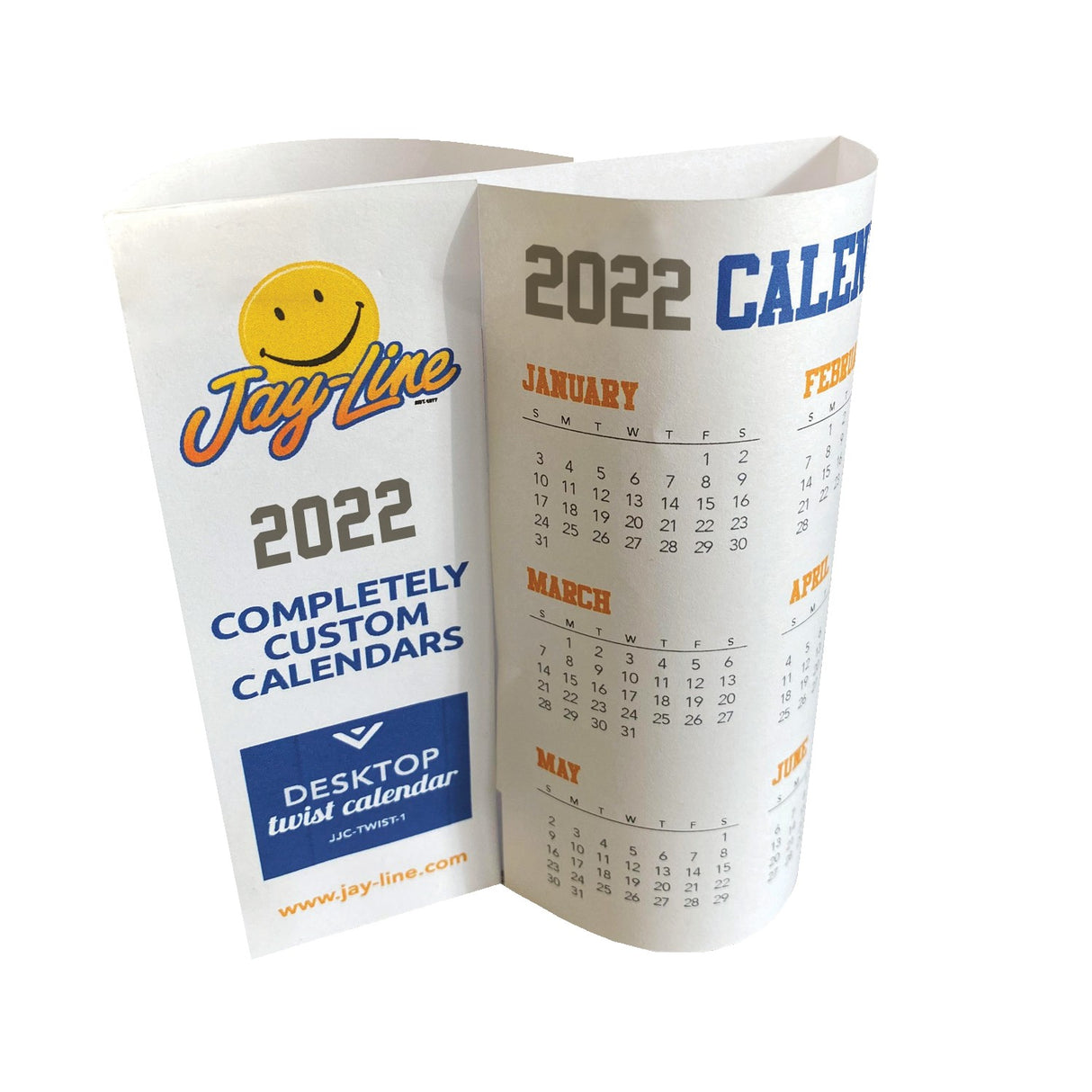 Desktop Paper Twist Calendar