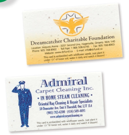 Direct Print Seeded Paper Business Card (2"x3.5")
