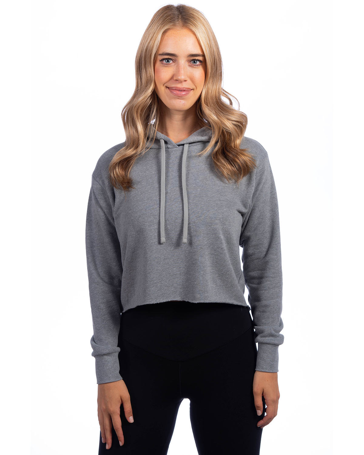 NEXT LEVEL APPAREL Ladies' Cropped Pullover Hooded Sweatshirt