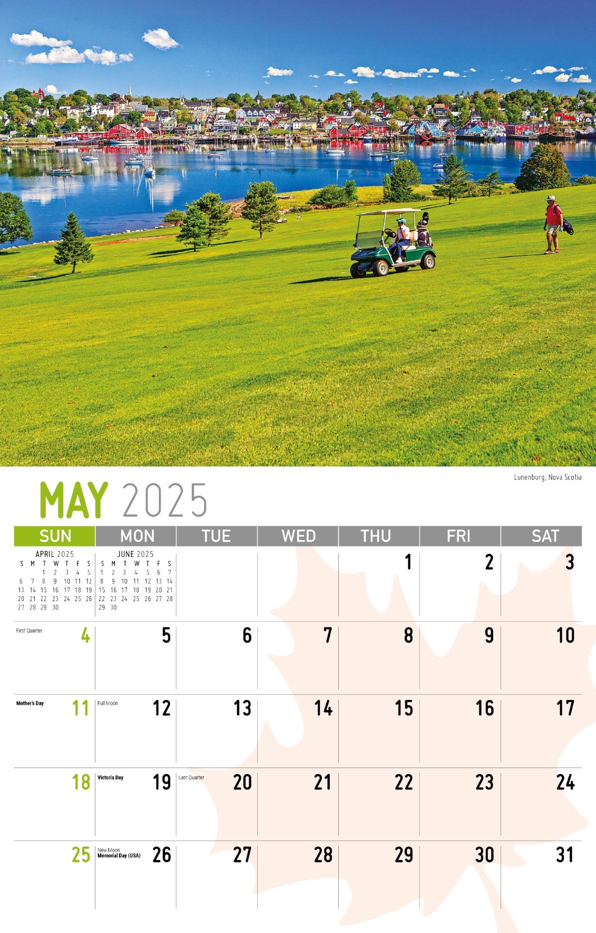 Galleria Wall Calendar 2025 Scenes of Canada (English)
