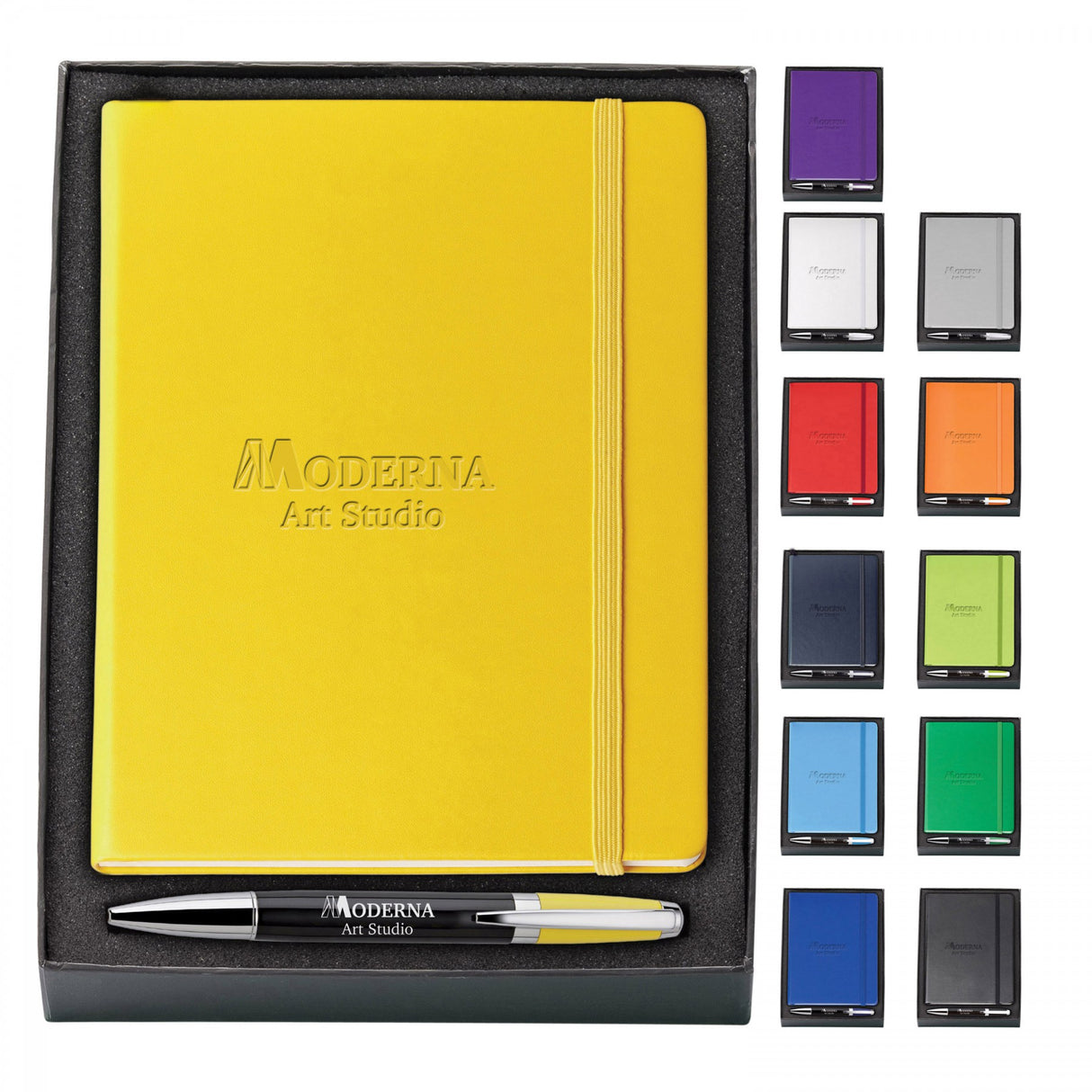MELODY 2-TONE NEOSKINreg; PEN JOURNAL GIFT KIT