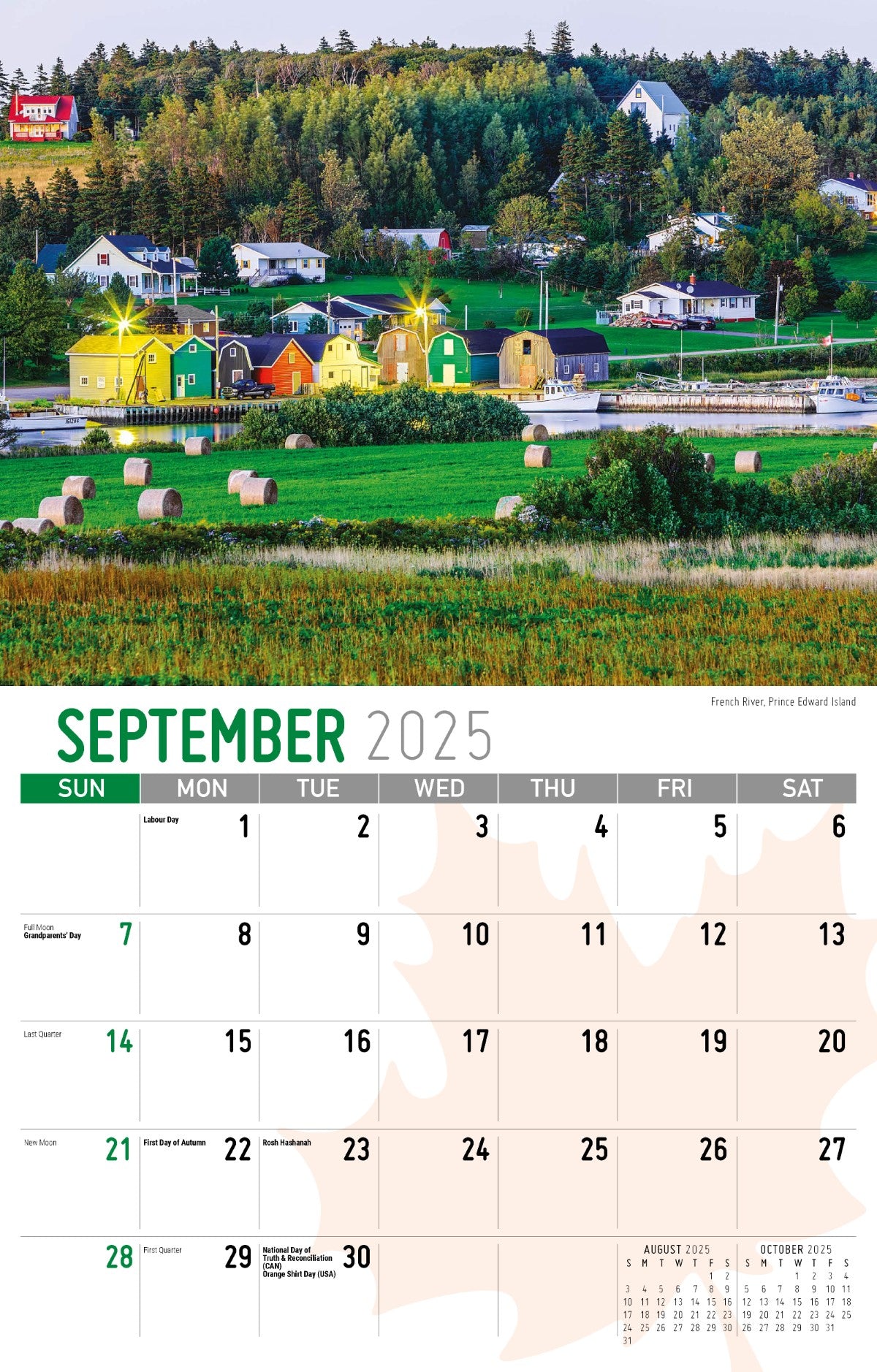 Galleria Wall Calendar 2025 Scenes of Canada (English)