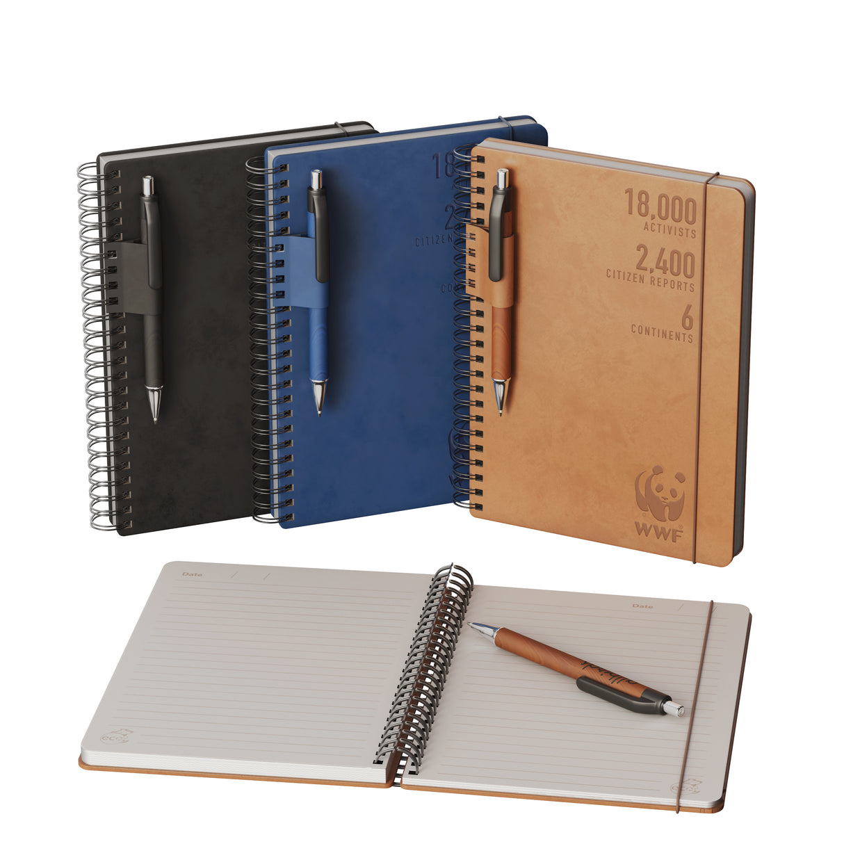 Preston Spiral Journal Pen Combo