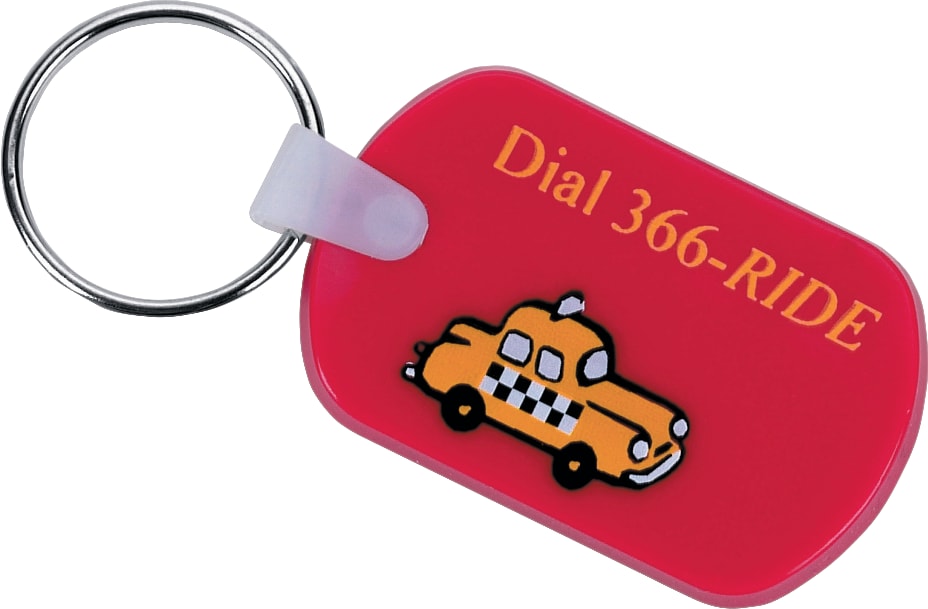 Rectangular Soft Key Tag