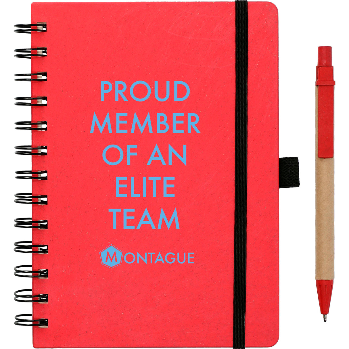 5" x 7" FSC® Mix Wheat Straw Notebook with Pen