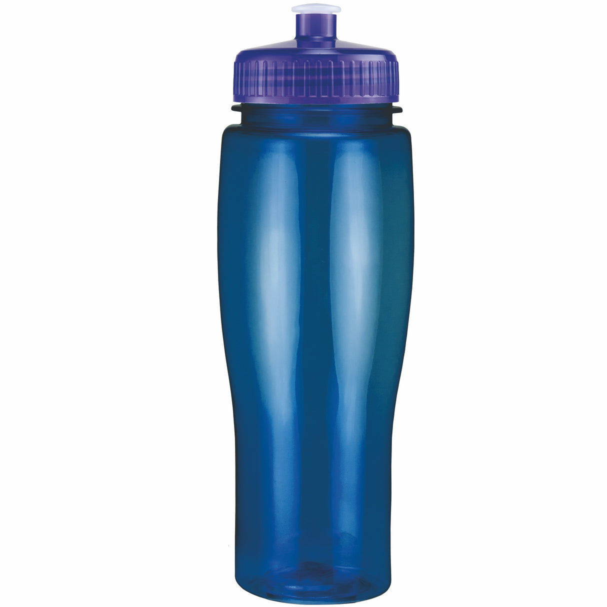24 Oz. Contour Translucent Bottle w/ Push Pull Lid