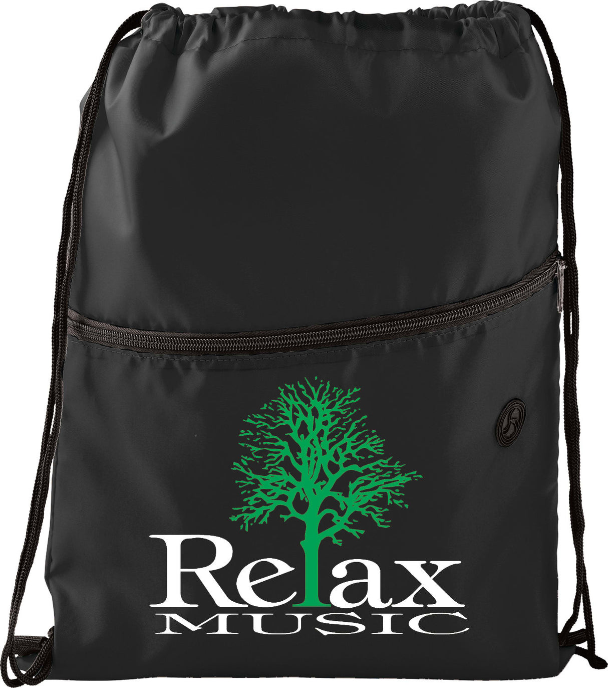 Insulated Zippered Drawstring Bag