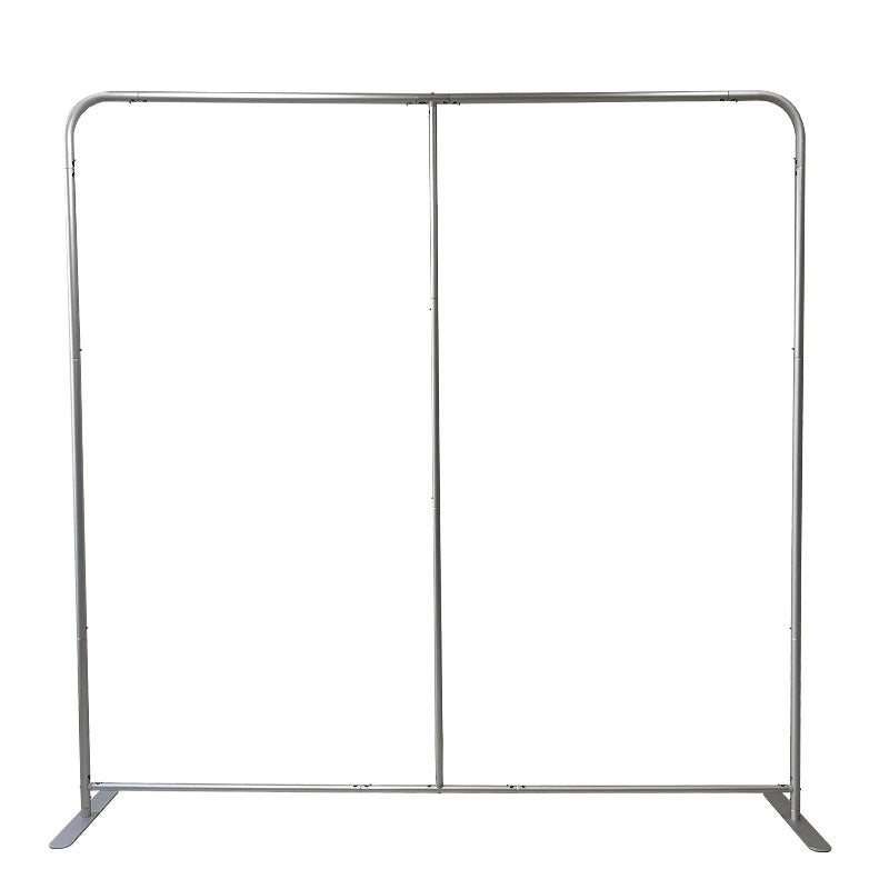 Tradeshow Booth Package Supreme, 8' EuroFit Wall Display and PREMIUM 6' Sublimated Tablecloth