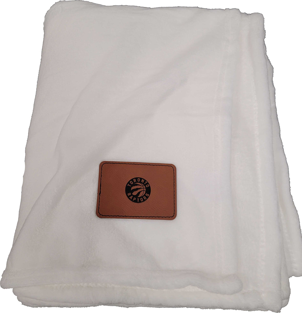 Personalized Plush and Cozy Mink Flannel Fleece Blanket, 50x60, with Lasered logo patch, NO SETUP