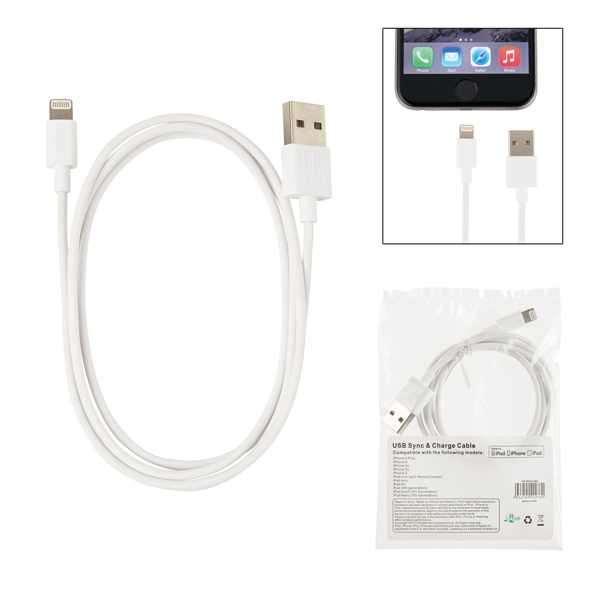 Ul Listed Rectangular Usb A/c Adapter