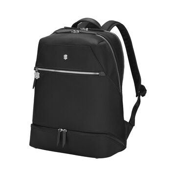 15'' Victoria Signature Deluxe Black Backpack w/10" Tablet Pocket