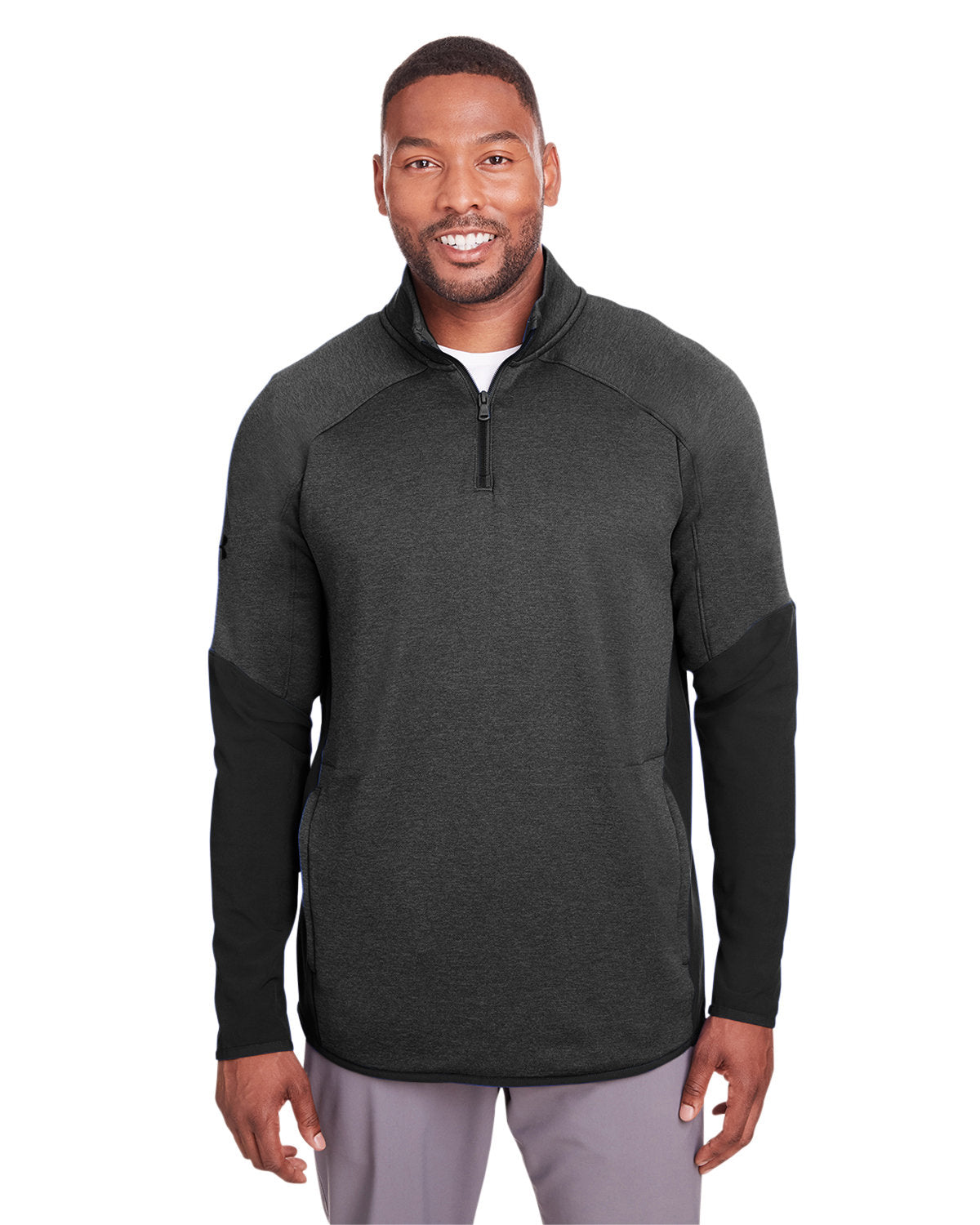 UNDER ARMOUR Mens Qualifier Hybrid Corporate Quarter-Zip