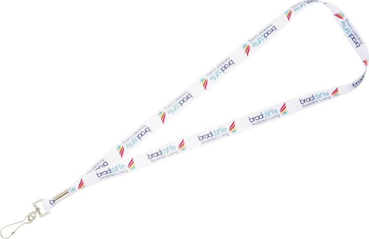 Full Color 3/4" Premium Lanyard w/ Hook