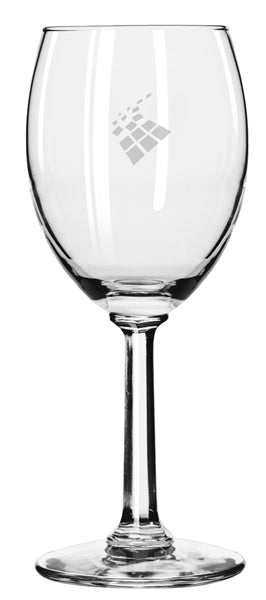 Multisided Stem 7.75oz wine glass