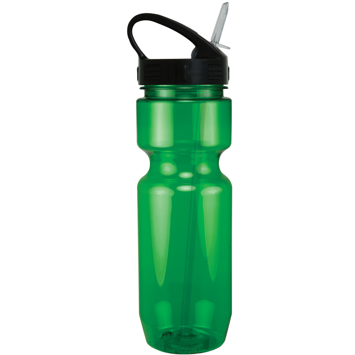 22 Oz. Translucent Bike Bottle w/ Sport Sip Lid and Straw