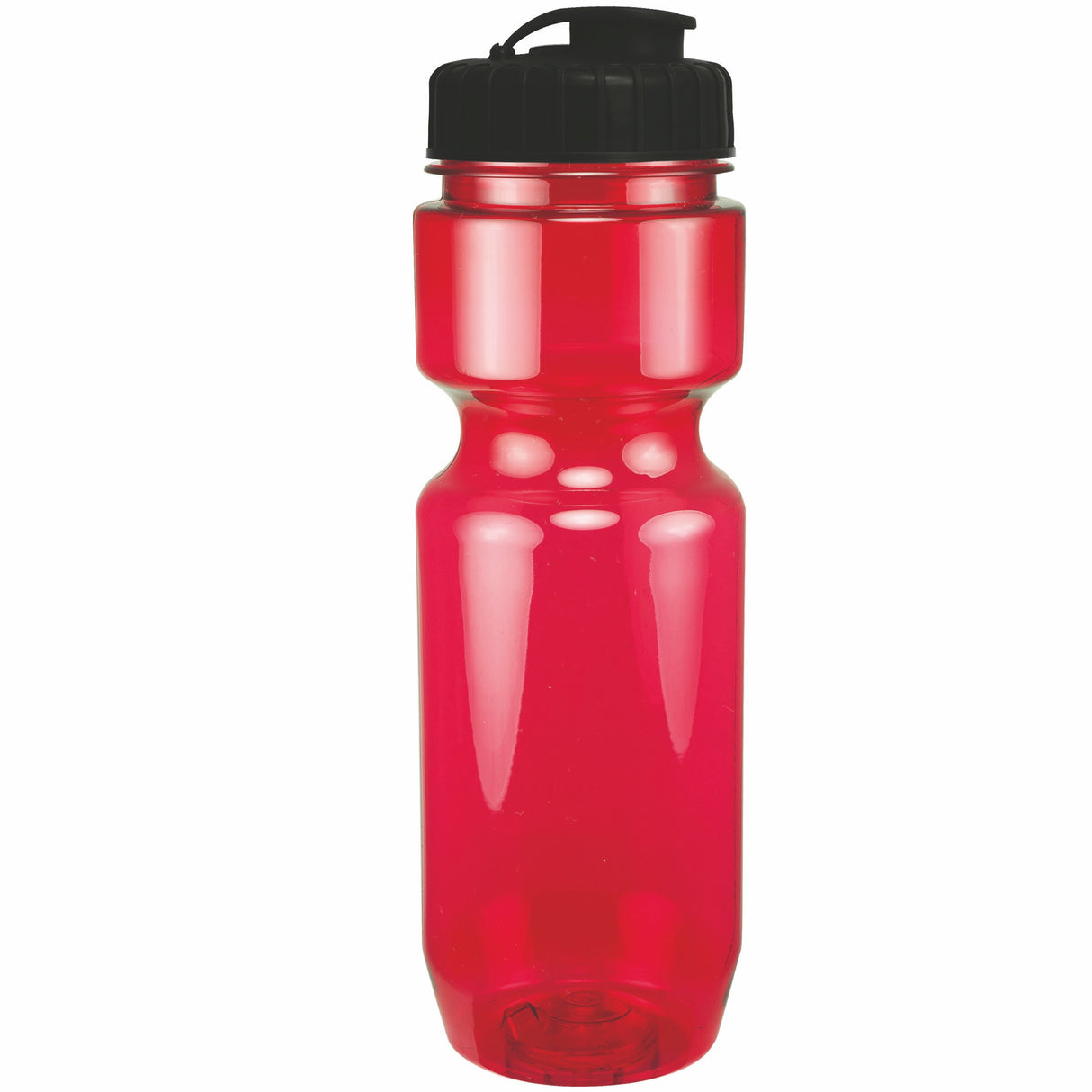 22 Oz. Translucent Bike Bottle w/ Flip Top Lid