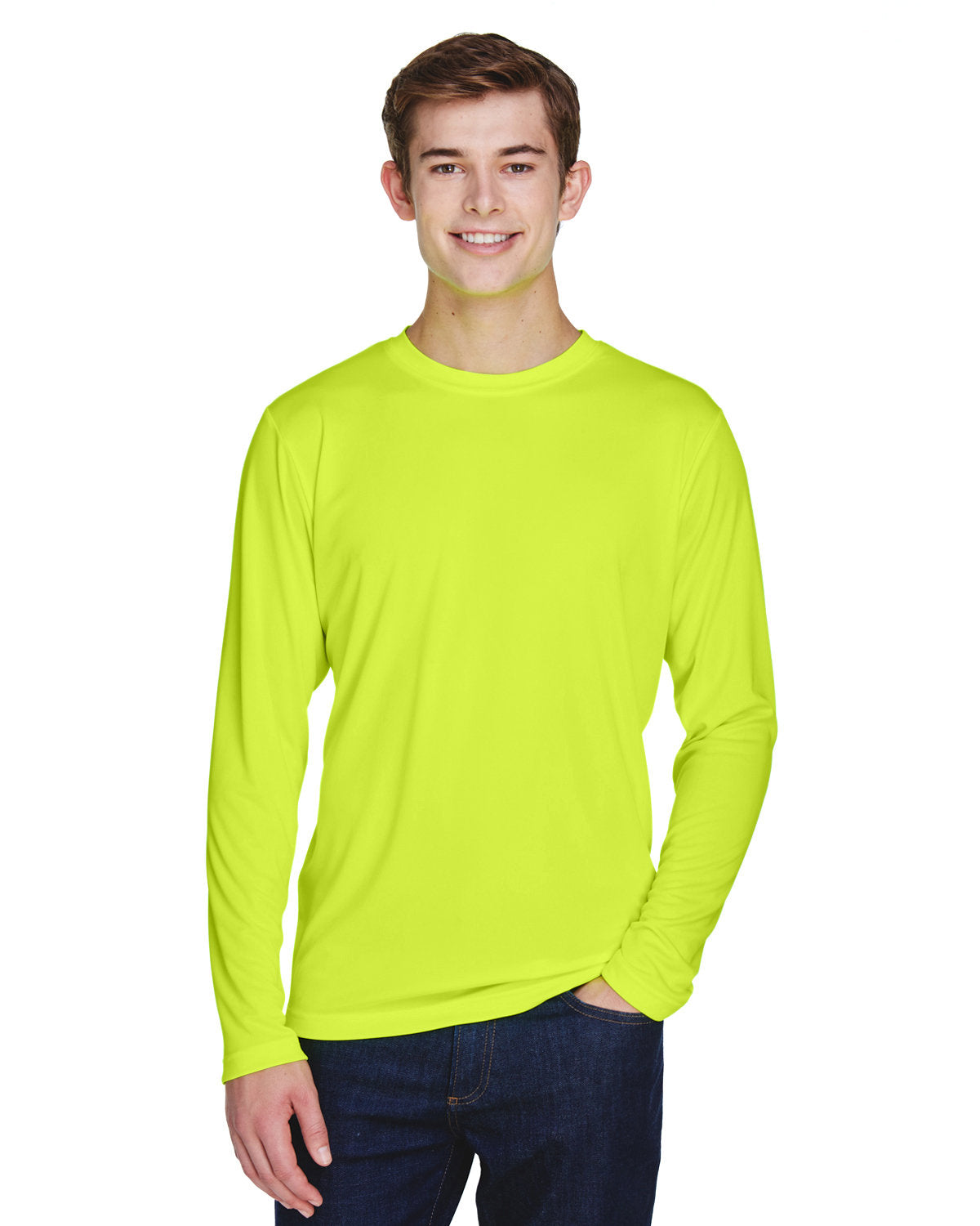 000193 Team 365 Men's Zone Performance Long-Sleeve T-Shirt