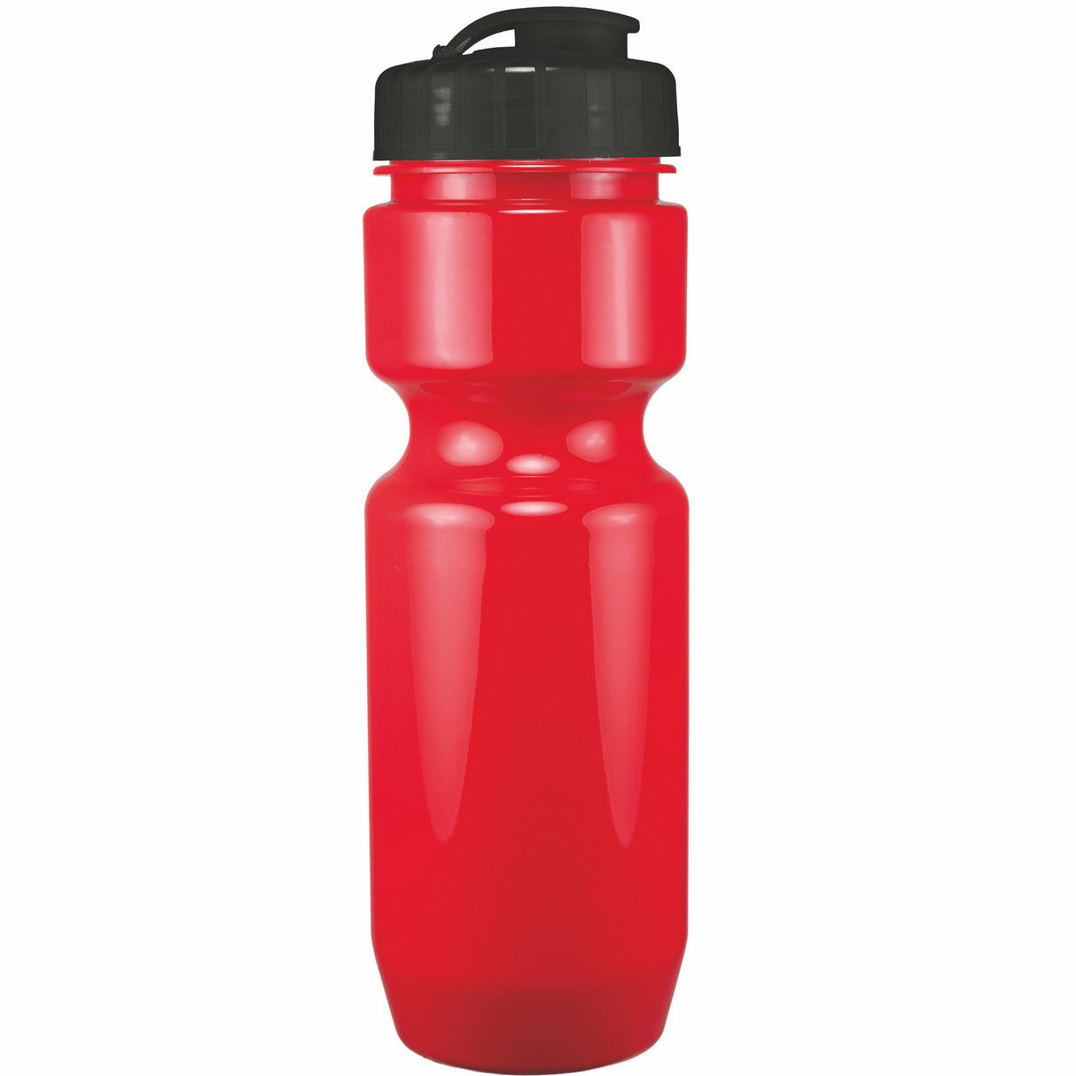 22 Oz. Bike Bottle w/ Flip Top Lid - Solid Colors