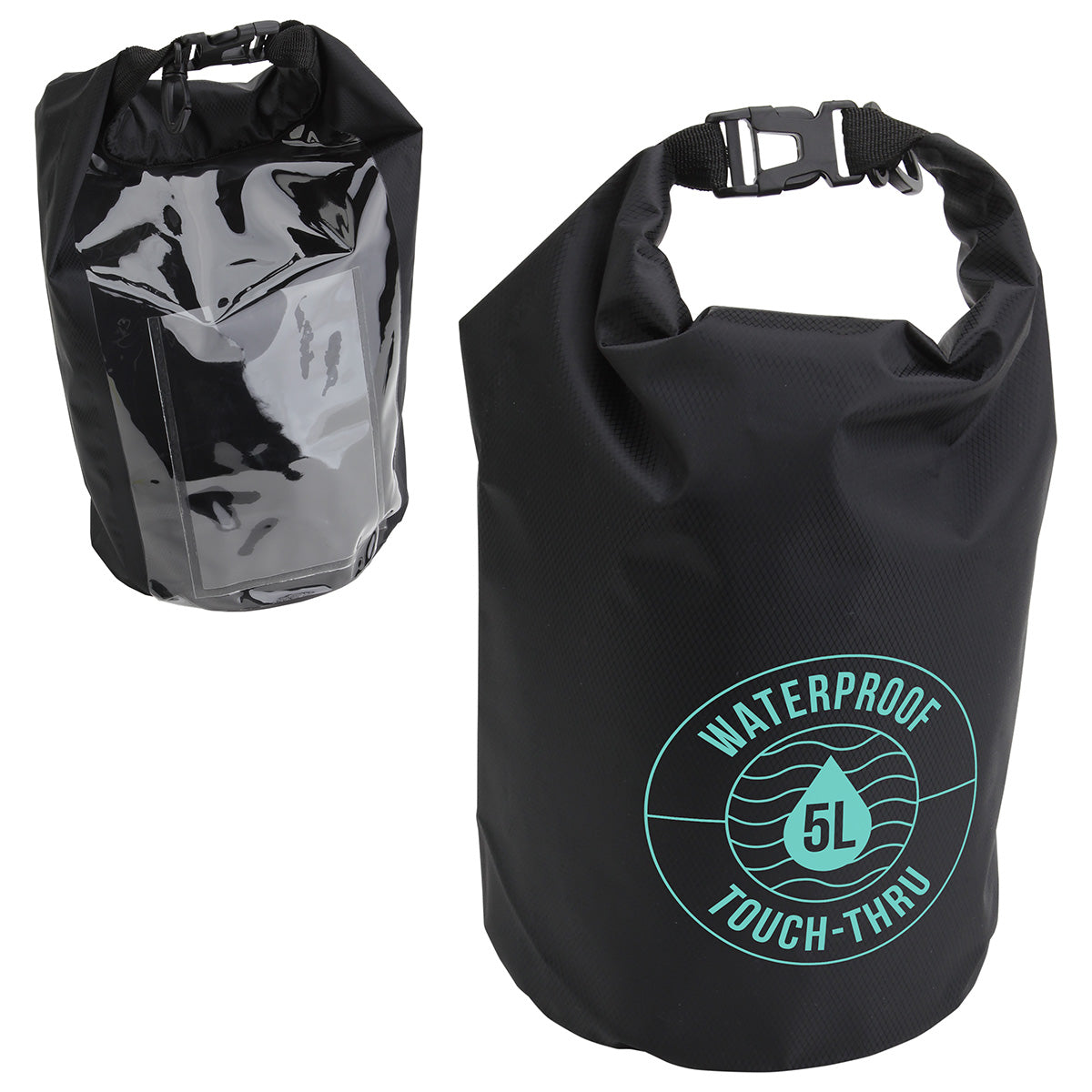 5-Liter Waterproof Gear Bag With Touch-Thru Pouch