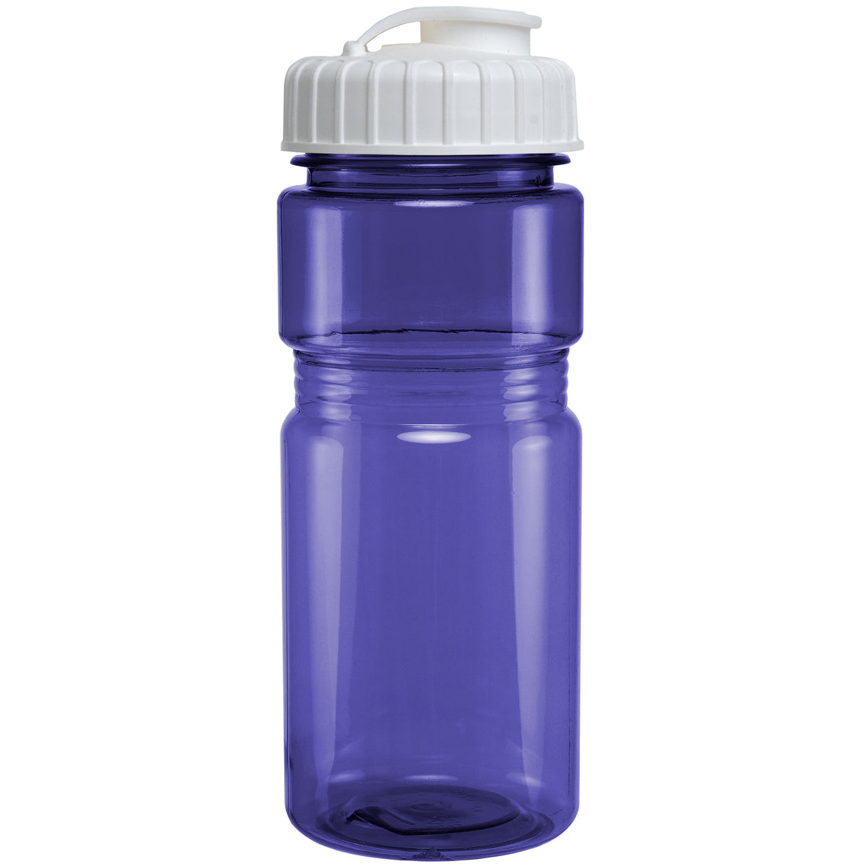 20 Oz. Translucent Recreation Bottle w/ Flip Top Lid