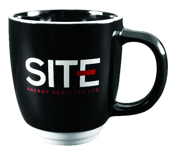 Victorian 14oz black mug