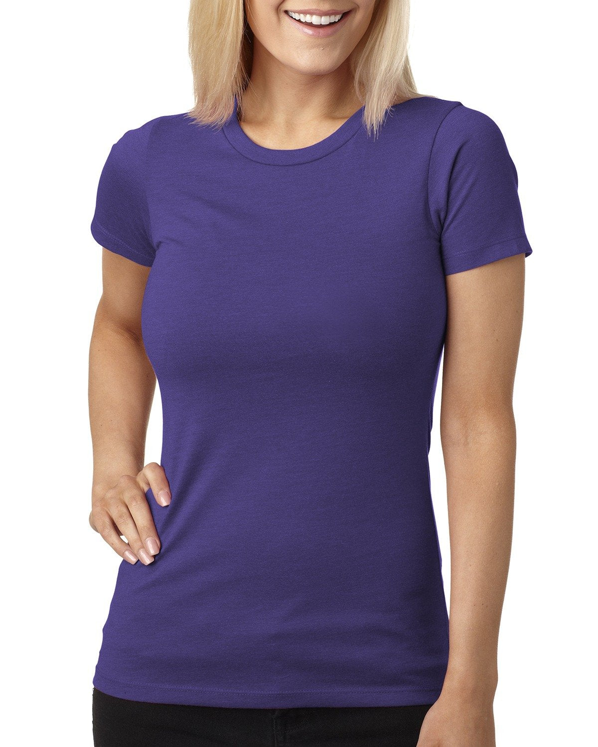 000045 NEXT LEVEL APPAREL Ladies' CVC T-Shirt