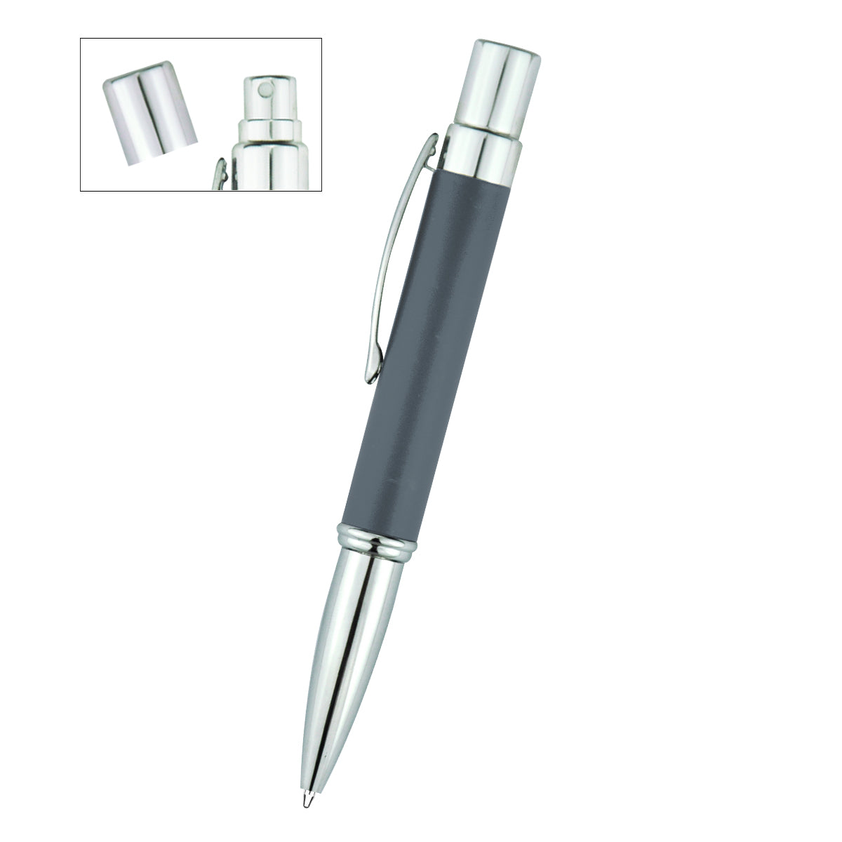 Aluminum Sanitizer Spray Bottle With Pen