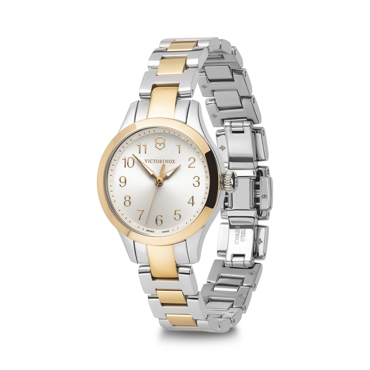 Small Gray Dial Stainless Steel Bracelet Watch