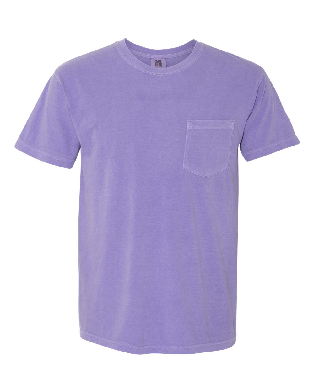 000444 Comfort Colors® Garment-Dyed Heavyweight Pocket T-Shirt