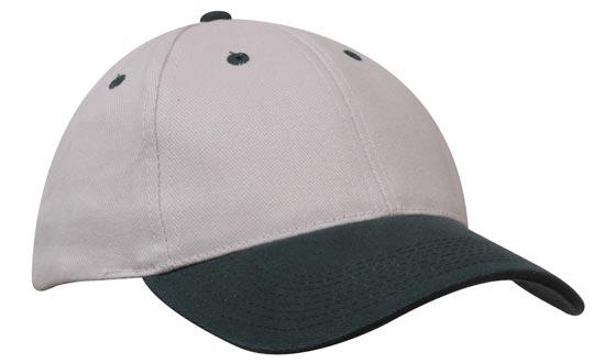 000960 Six Panel Brushed Poly Cotton Cap