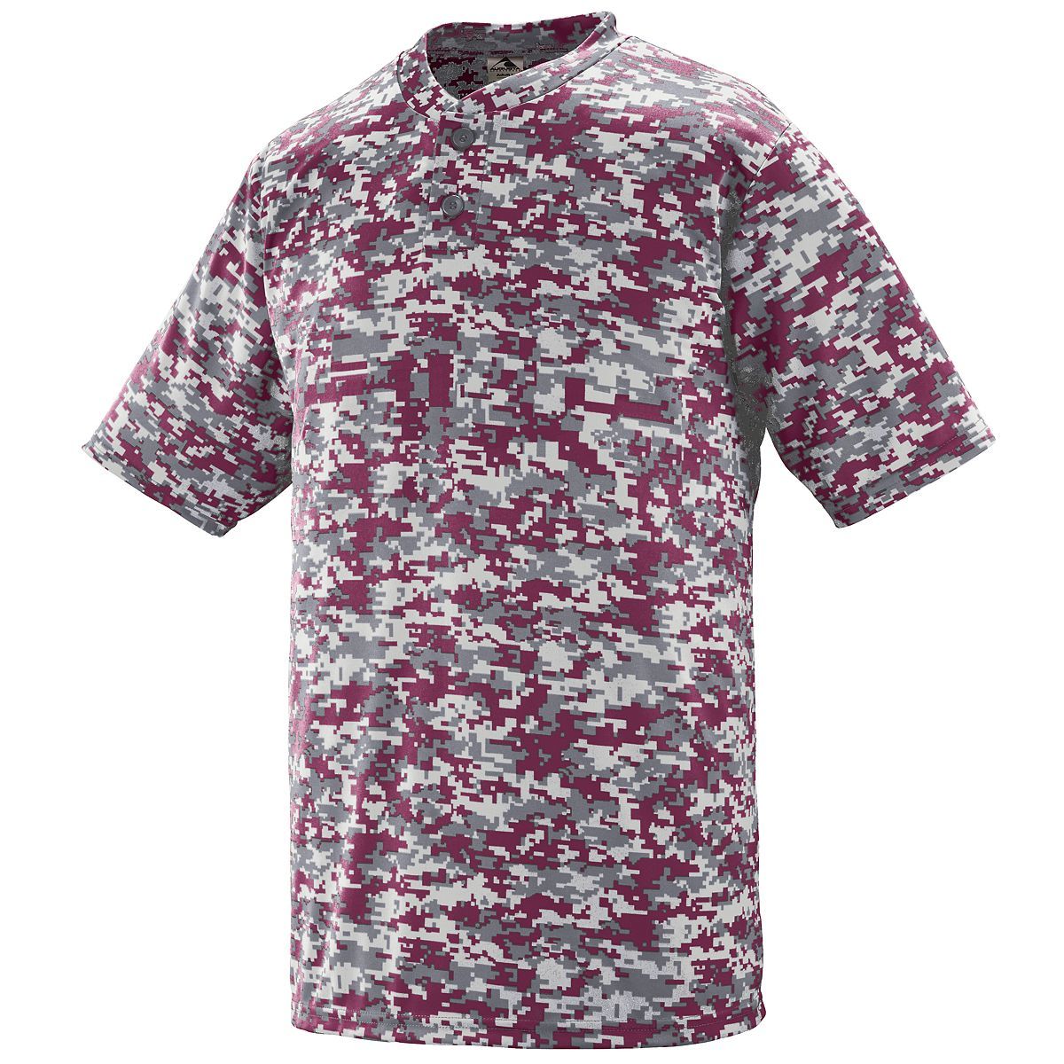 Youth Digi Camo Wicking Two-Button Jersey