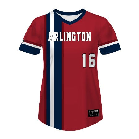 Holloway Girls' Freestyle Sublimated Lightweight Short Sleeve Softball Jersey
