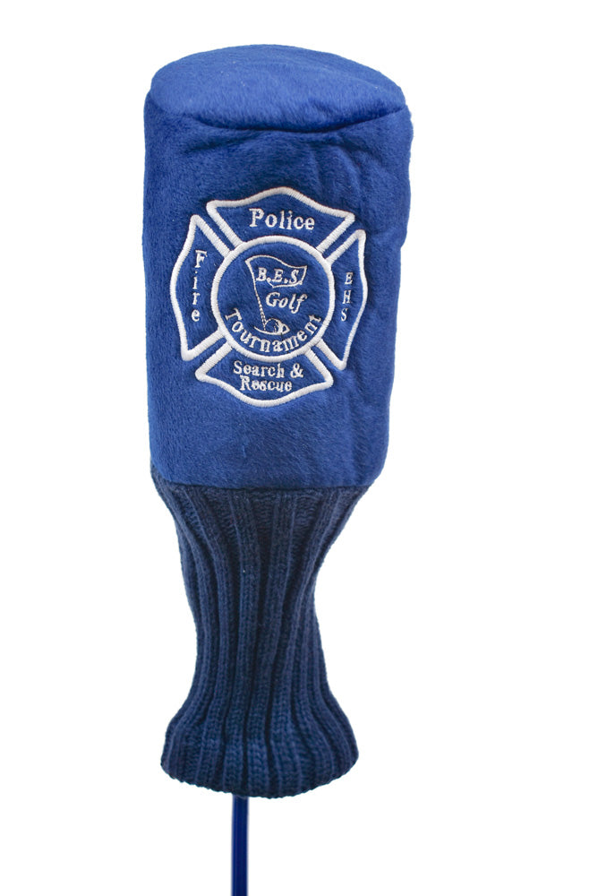 Plush Royal Blue Golf Head Cover