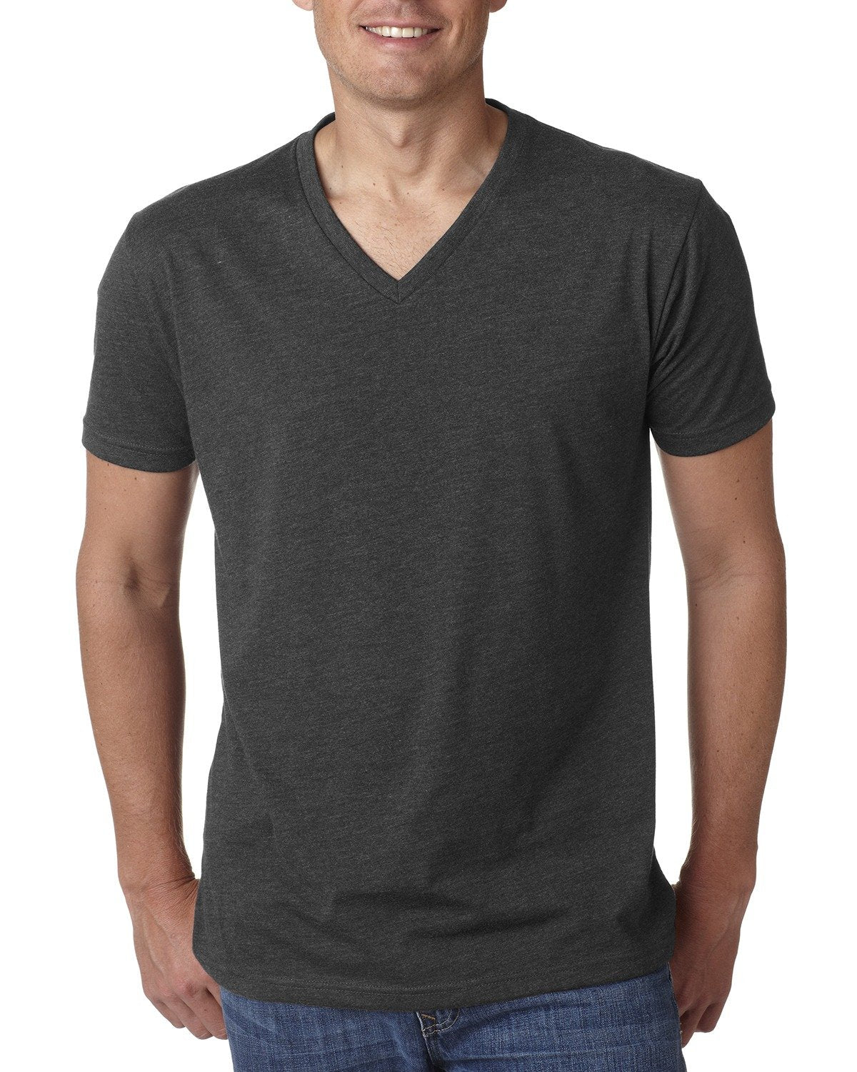 NEXT LEVEL APPAREL Men's CVC V-Neck T-Shirt