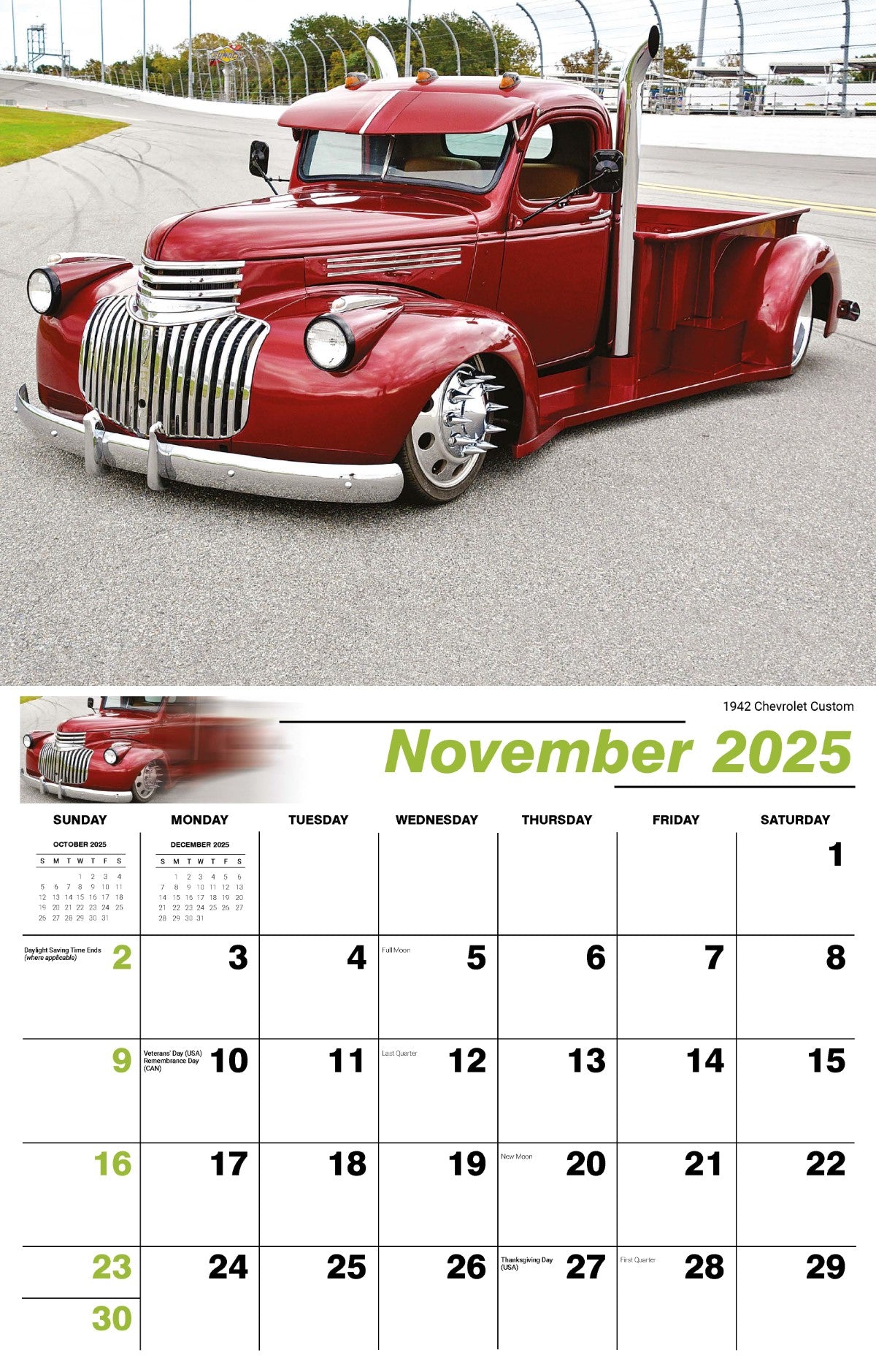 Galleria Wall Calendar 2025 Pumped Up Pickups