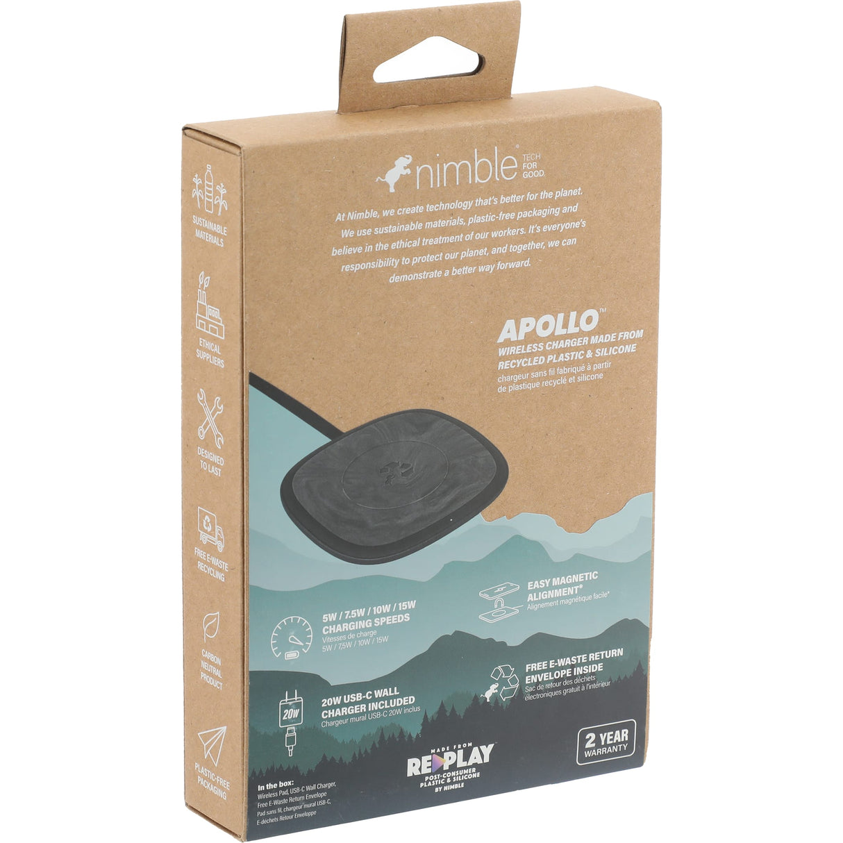 Nimble Apollo 15W Magnetic Wireless Pad