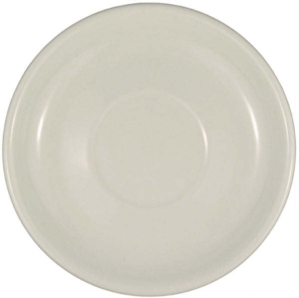 Vetro saucer 6-1/8 natural vitrified