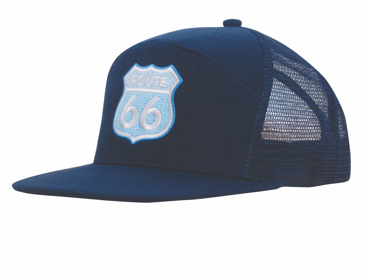 Premium Solid Color American Twill Cap w/Mesh Back