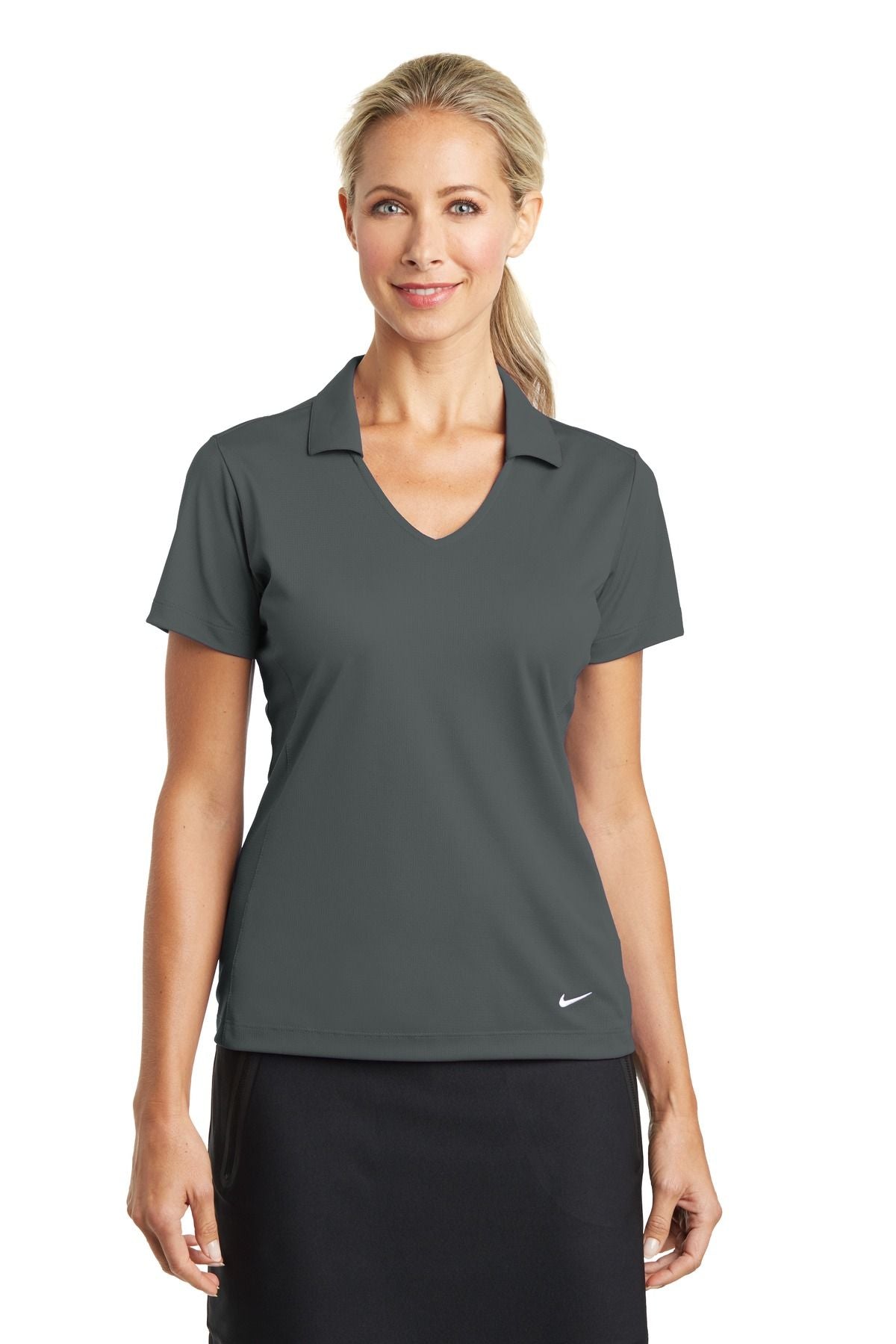 Nike Golf Ladies Dri-Fit Vertical Mesh Polo Shirt