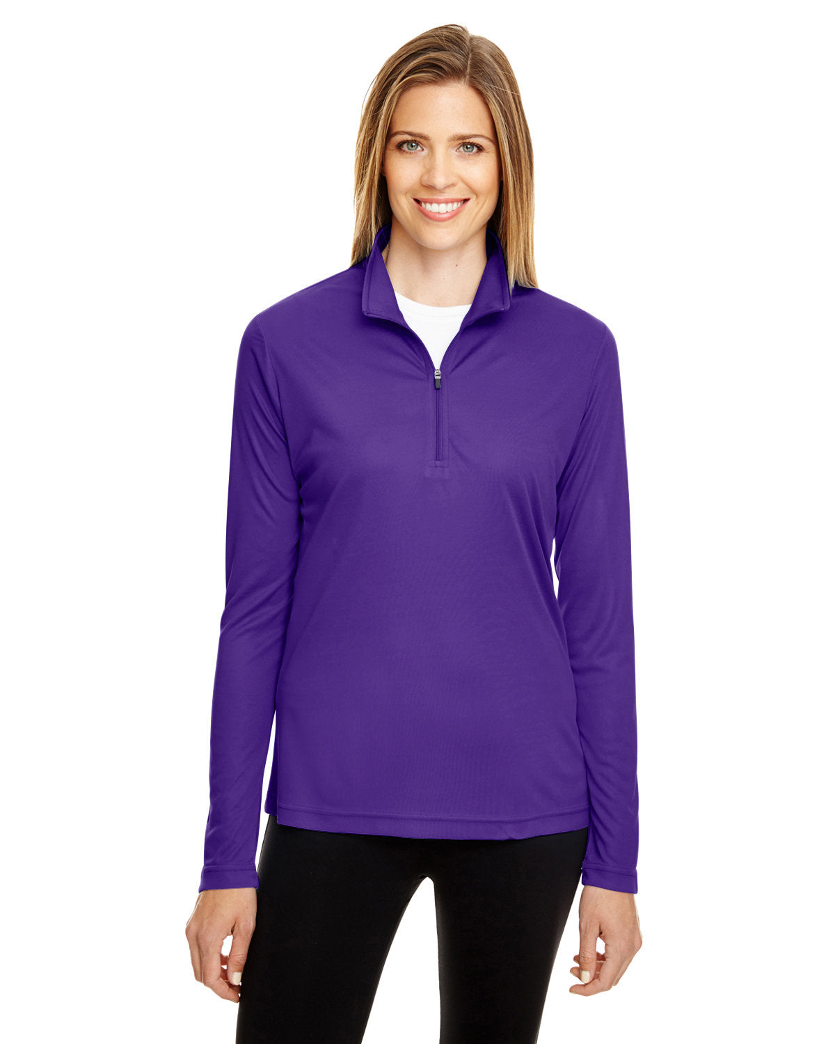 000221 Team 365 Ladies' Zone Performance Quarter-Zip