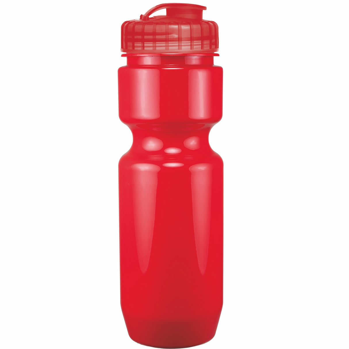 22 Oz. Bike Bottle w/ Flip Top Lid - Solid Colors