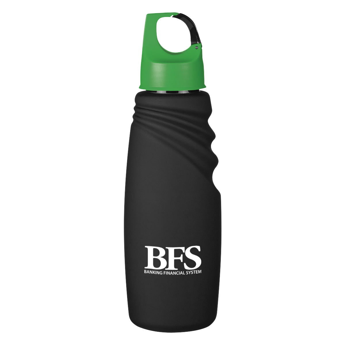 24 Oz. Matte Finish Crest Carabiner Sports Bottle