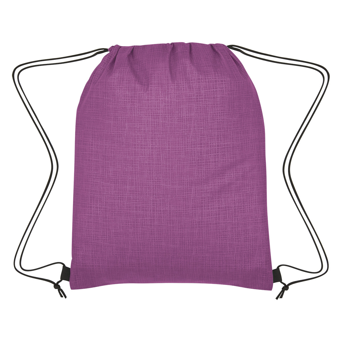 Crosshatch Non-woven Drawstring Bag