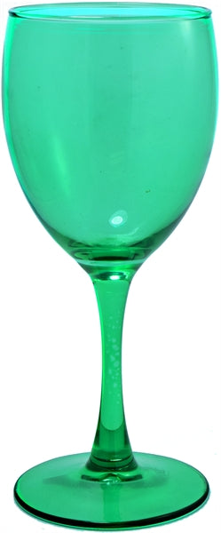 Pinot wine 8.5oz emerald coloured glass