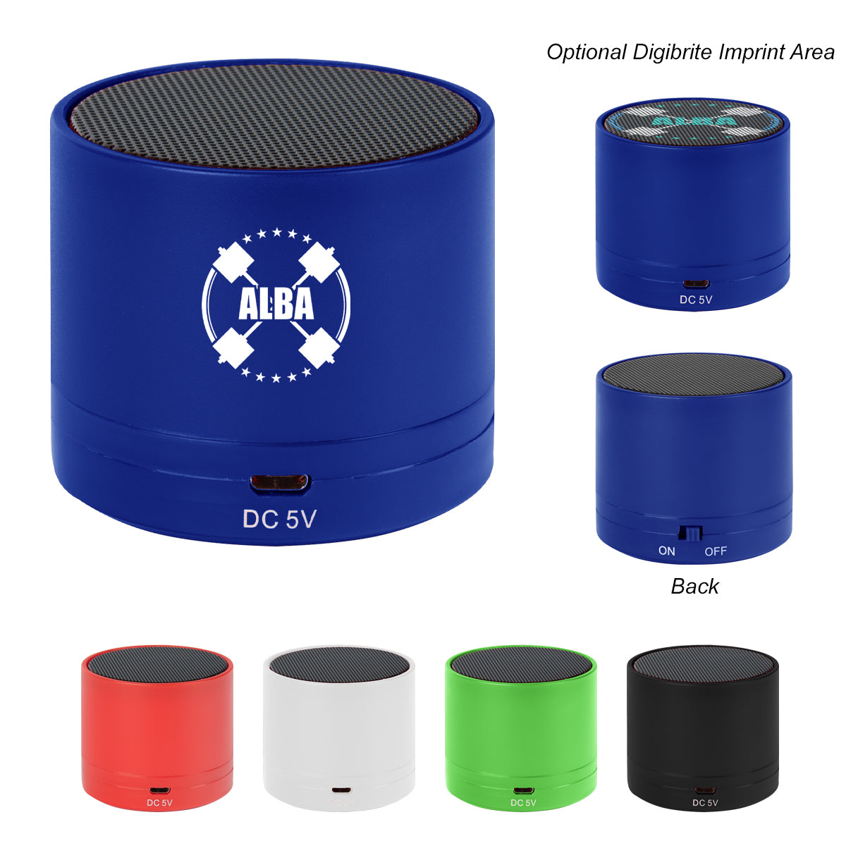 Pla Wireless Mini Cylinder Speaker