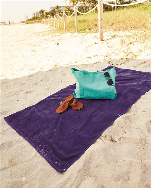 Q-Tees™ Velour Beach Towel