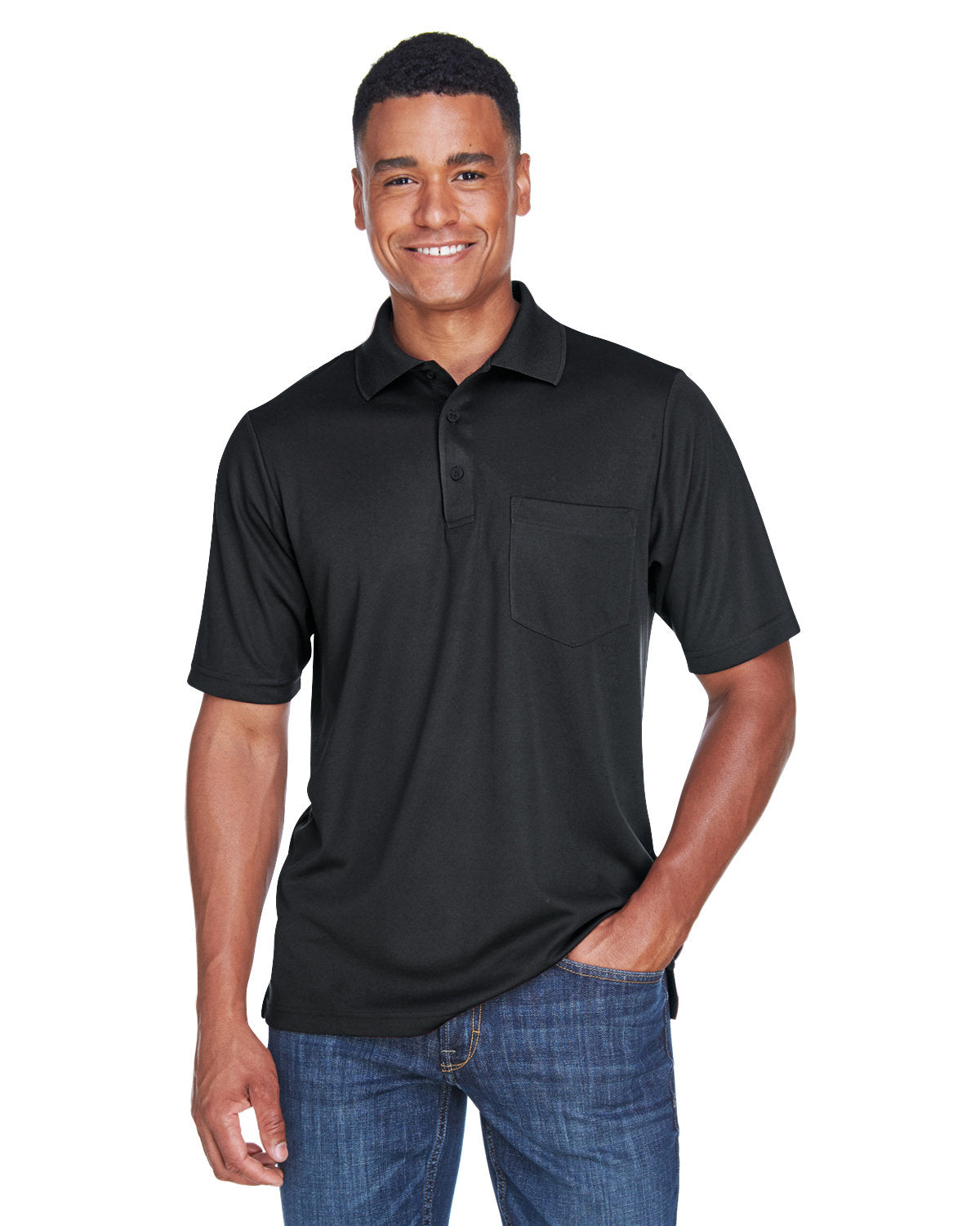 000153 CORE 365 Men's Origin Performance Piqué Polo with Pocket