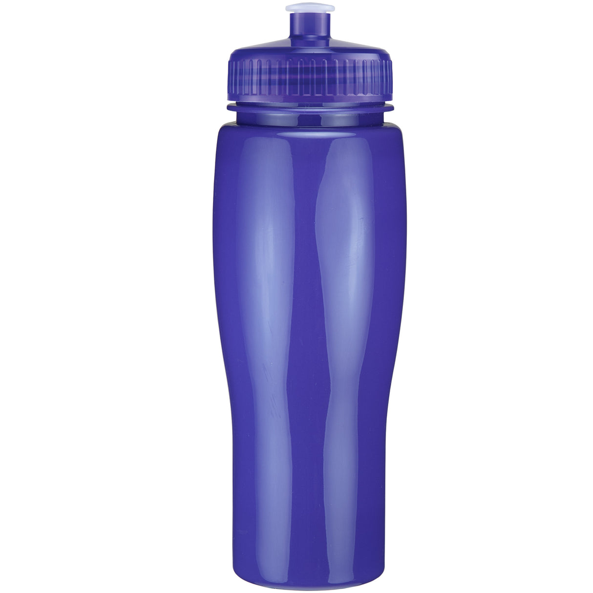 24 Oz. Contour Bottle w/ Push Pull Lid - Solid Colors